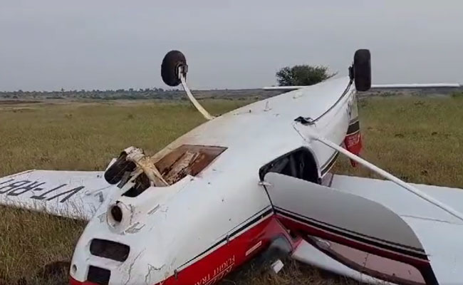 2 persons injured as training aircraft crashes near village in Pune; 2nd incident in 4 days