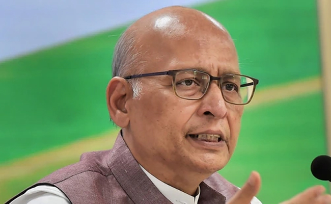 Abhishek Singhvi denies allegations of currency notes found at Rajya Sabha seat