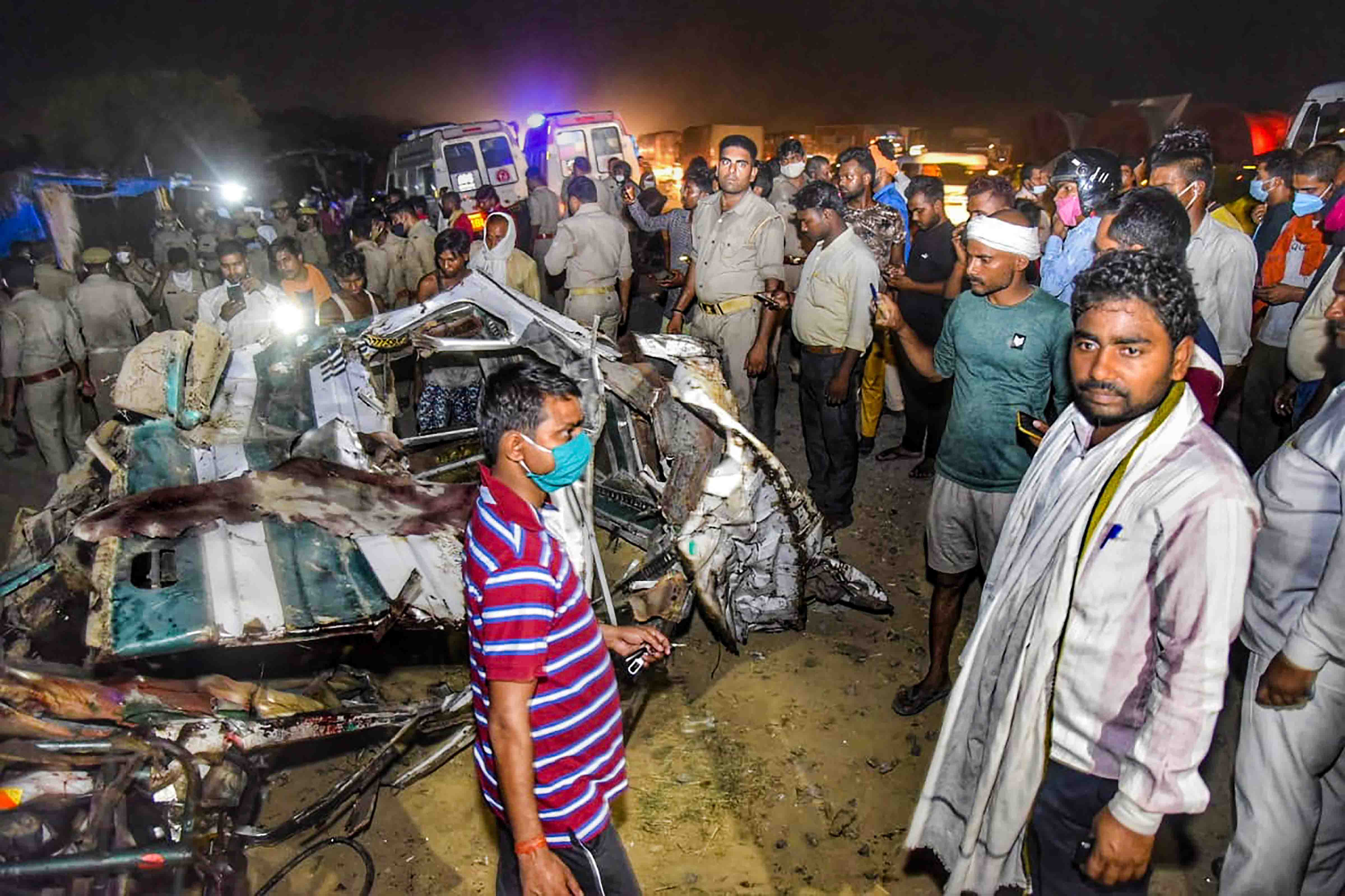 16 killed, six hurt in road accident in UP's Kanpur Police