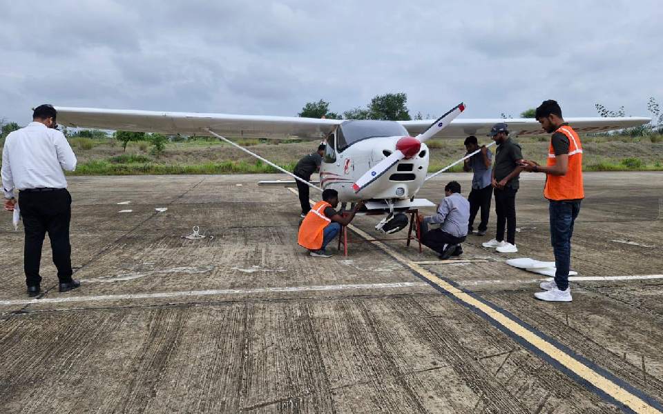 Training aircraft crash-lands near Baramati airport; no injuries