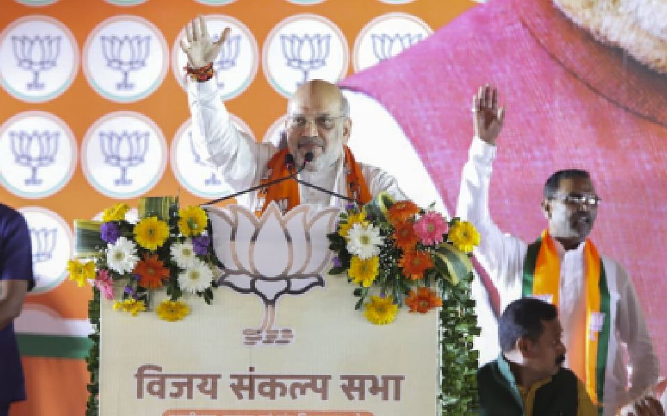 Copy of Constitution shown by Rahul Gandhi fake, claims Amit Shah at Jharkhand rally