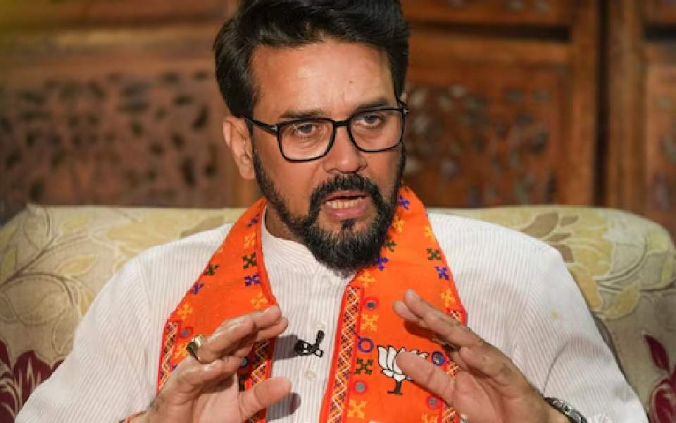 Will keep working as BJP worker: Outgoing Union minister Anurag Thakur