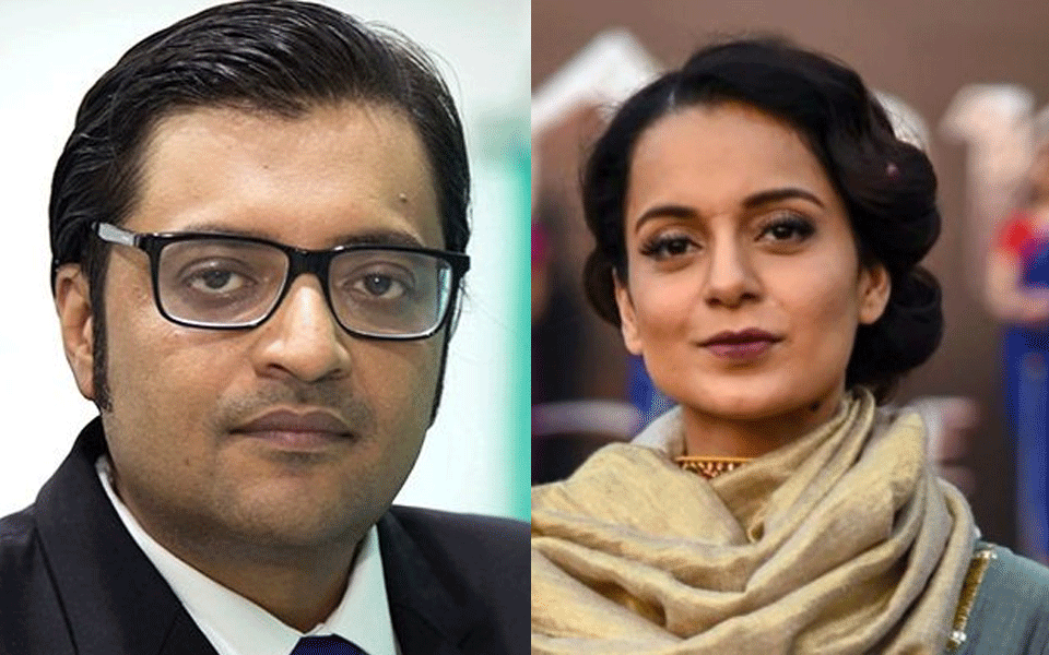 Notices against Arnab Goswami, Kangana Ranaut: Maharashtra privileges