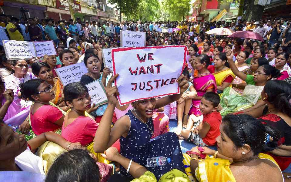 Girl gangraped in Assam, massive protests on streets