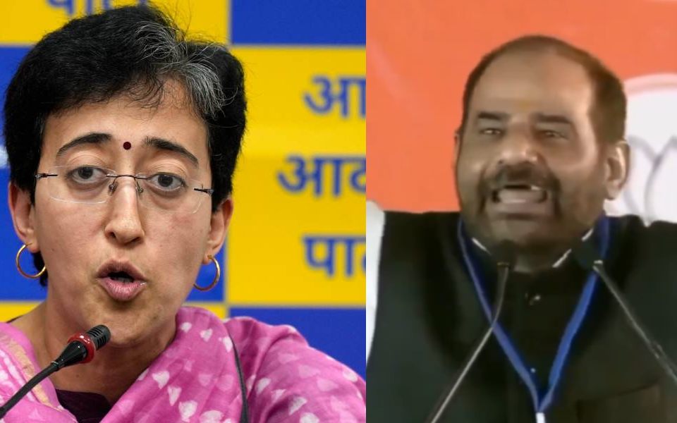 BJP Kalkaji candidate Bidhuri attacks Atishi over surname, AAP calls party 'anti-women'