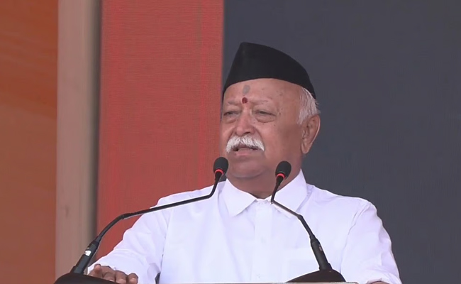 Bhagwat urges self-reliance amid US tariff war, warns against "dependence turning into compulsion"