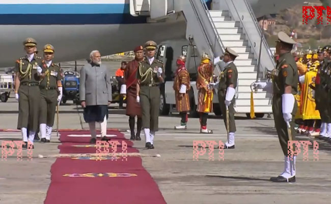 PM Modi arrives in Bhutan on two-day State visit; receives red carpet welcome