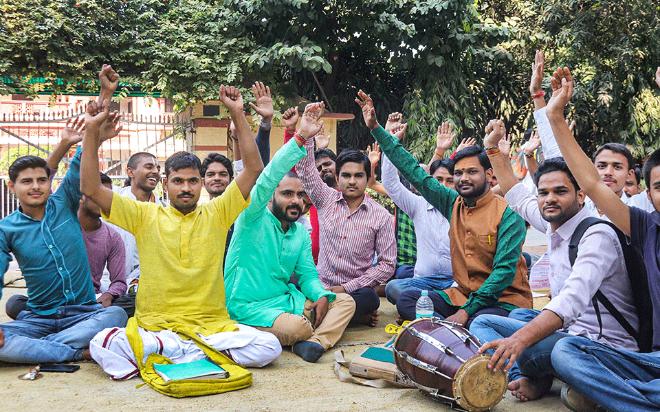 BHU department reopens after days of protests over teacher's appointment