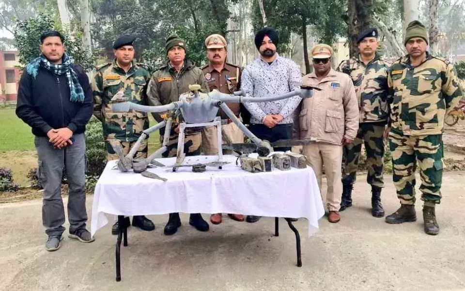 Over 100 Pakistani drones recovered from Punjab border in 2023: BSF