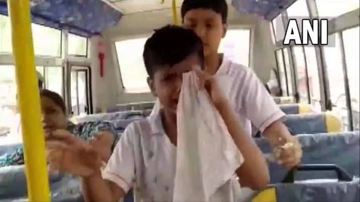 Bihar: Video of scared school-going boy stuck in anti-Agnipath protest goes viral
