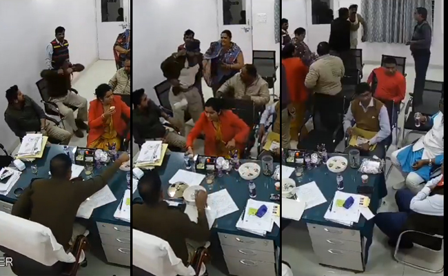 Video of cop removing uniform after argument with BJP leader's husband: Cong slams MP govt