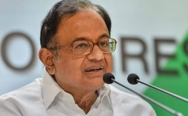 Manipur: Chidambaram slams BJP for comparing Manipur with Rajasthan, West Bengal