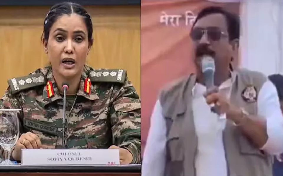 MP minister's veiled remark on Col Sofia Qureshi sparks major row; he apologises, Cong seeks ouster