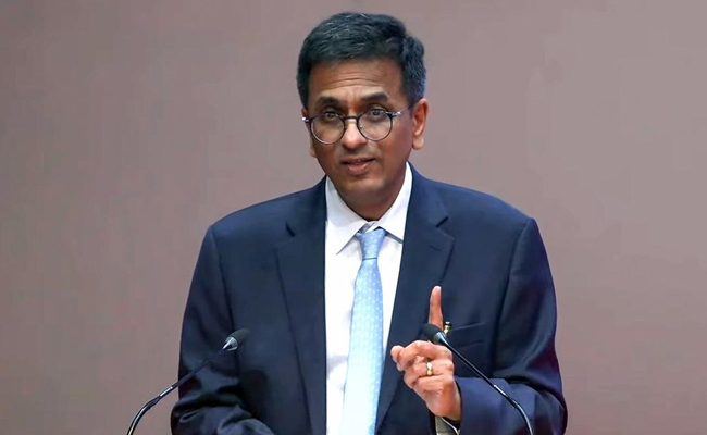 Judiciary not here to perform Opposition’s role: Former CJI DY Chandrachud