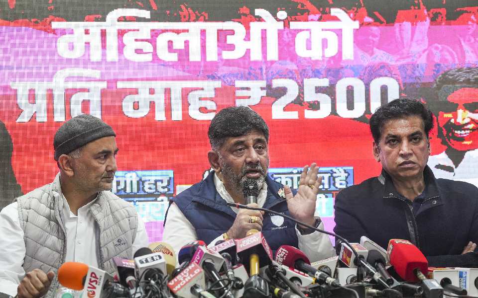 Congress promises Rs 2,500 to women per month if voted to power in Delhi