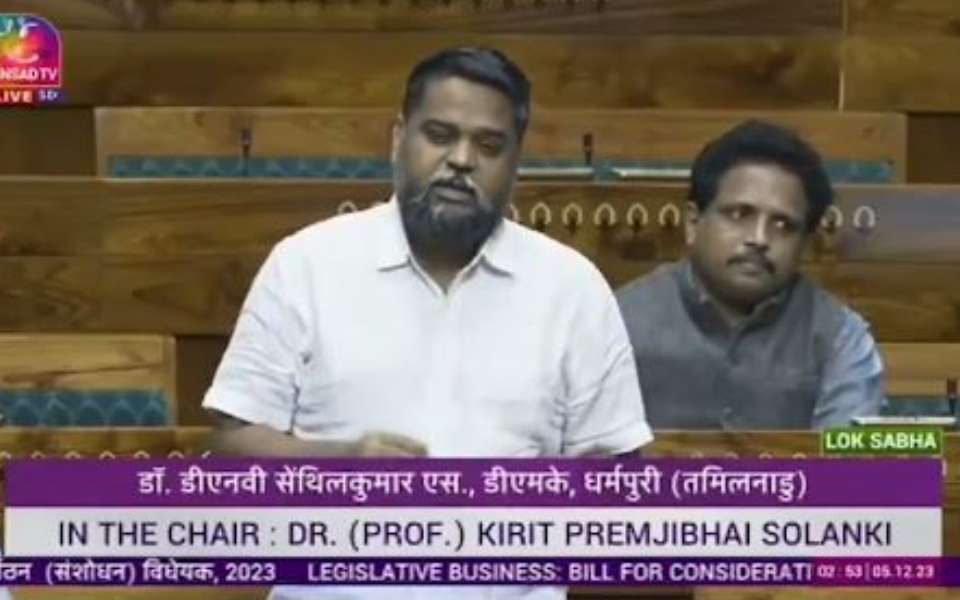 DMK MP sparks row by referring to Hindi heartland states as 'gaumutra states' in Lok Sabha