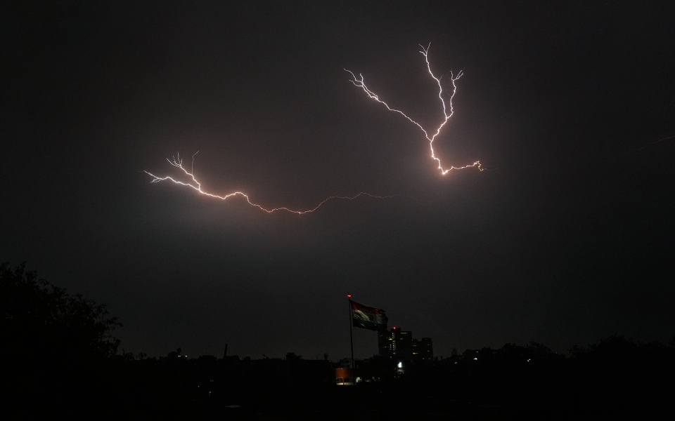 Outages across Delhi after later evening rain, storm