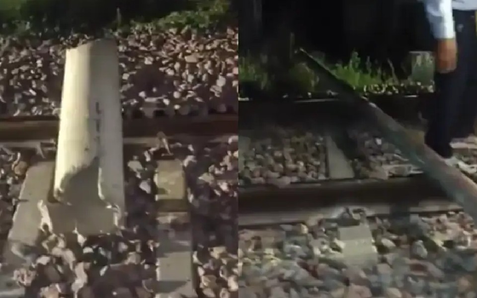 UP: Train accident averted after iron pipe found on track in Shamli district