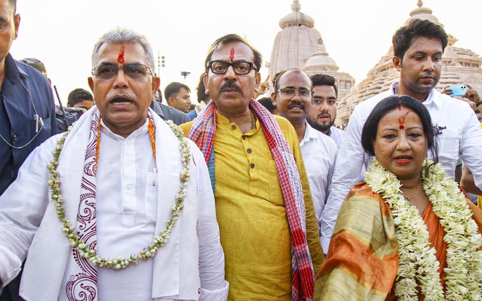 BJP grew when I was Bengal chief, going down after touts joined: Dilip amid protest over Digha visit