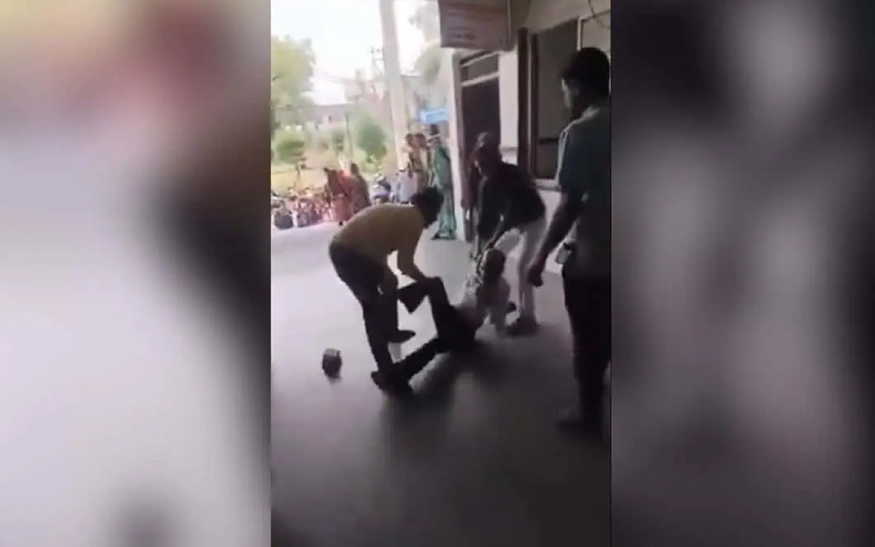 Video of senior citizen being dragged in MP hospital goes viral; authorities say he broke queue