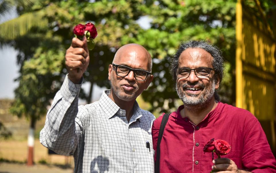 Researcher Wilson, activist Dhawale walk out of prison on getting bail in 2018 Elgar case