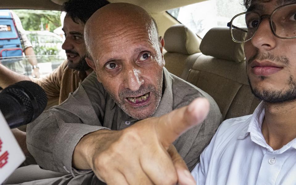 Lok Sabha MP Engineer Rashid walks out of Tihar jail on interim bail