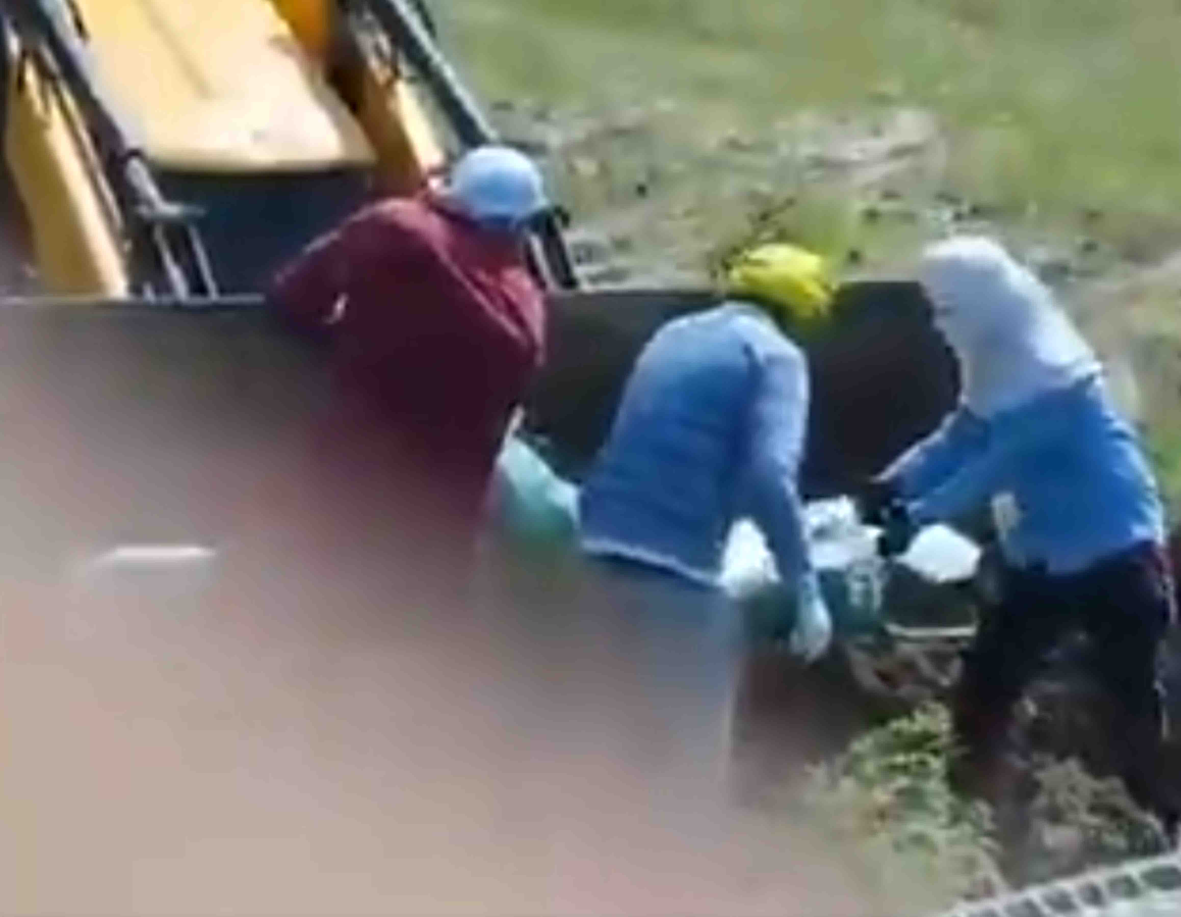 Uttar Pradesh: Men bury father's body using excavator in viral clip
