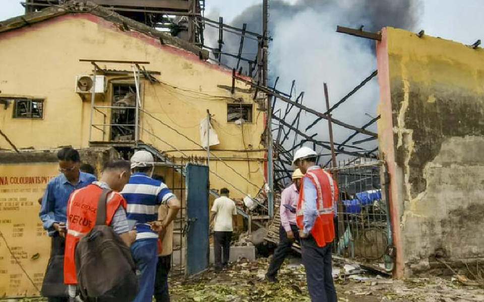 Seven dead, more than 40 injured in massive blast at chemical factory in Thane district