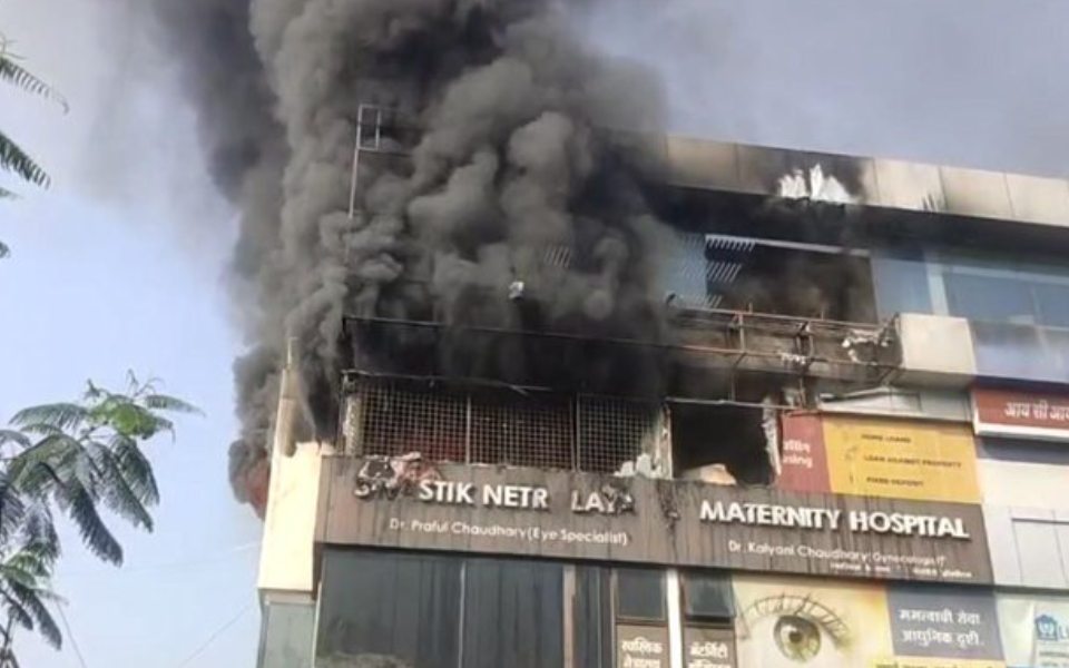 Lamp lit for prayer sets Noida doctor's bungalow afire; 13 rescued, 2 firefighters hurt
