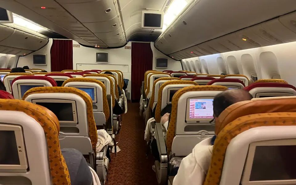 Passengers on board Air India flight from Copenhagen to Delhi fight over armrest space