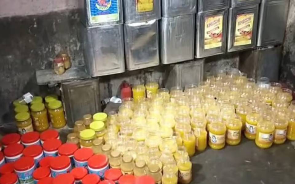 Odisha: Fake ghee factory busted, used burnt engine oil for manufacturing