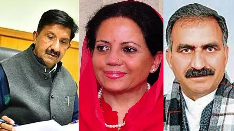 Pratibha Singh, Sukhwinder Singh Sukhu, Agnihotri lead race for Congress CM in Himachal Pradesh