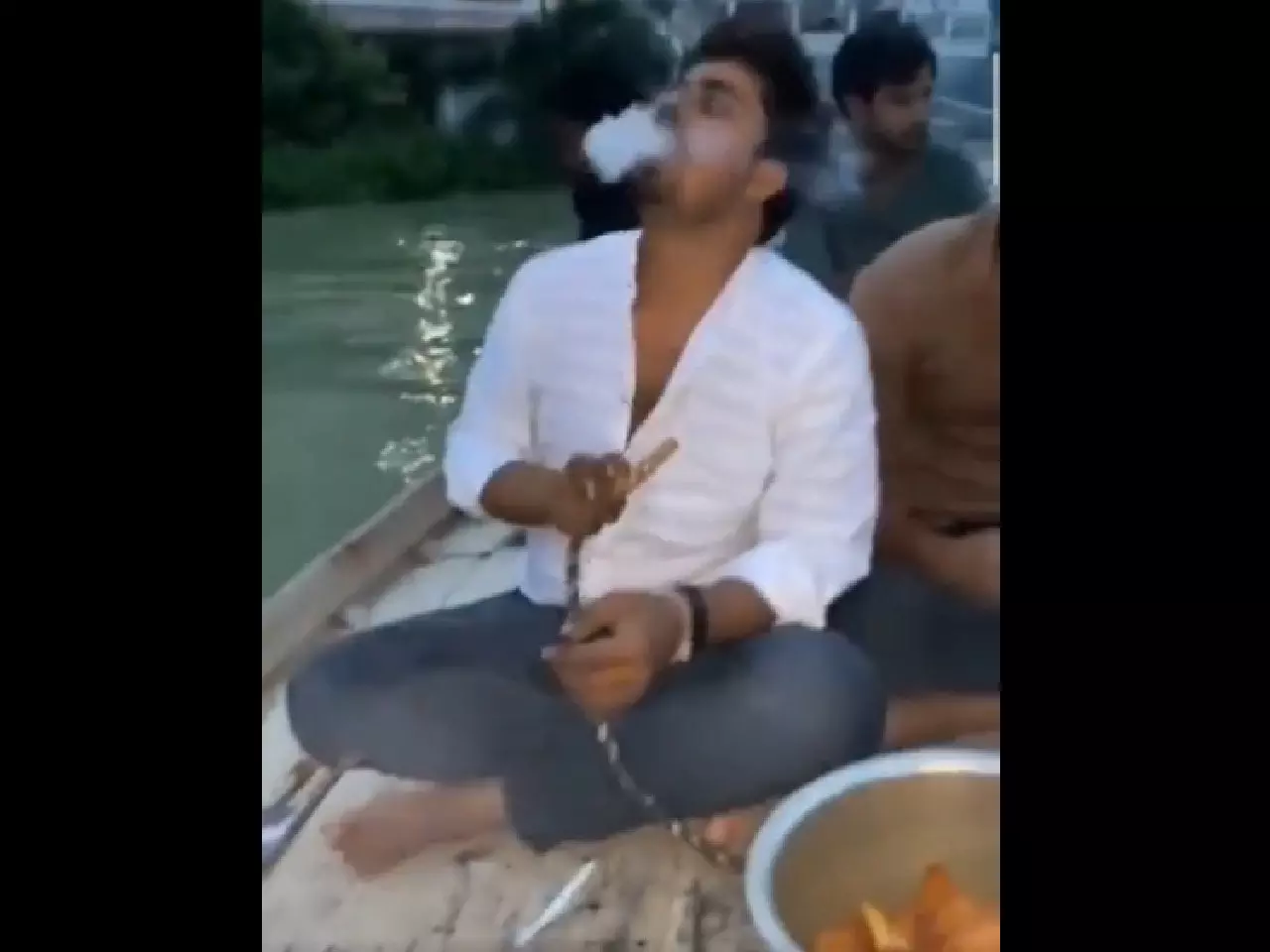 Case filed as video shows men smoking hookah, cooking non-veg food during Ganga boat ride