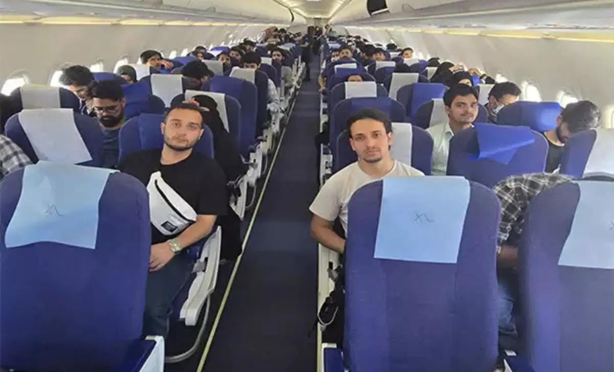 Flight carrying over 100 Indian students, evacuated to Armenia from wartorn Iran, lands in Delhi
