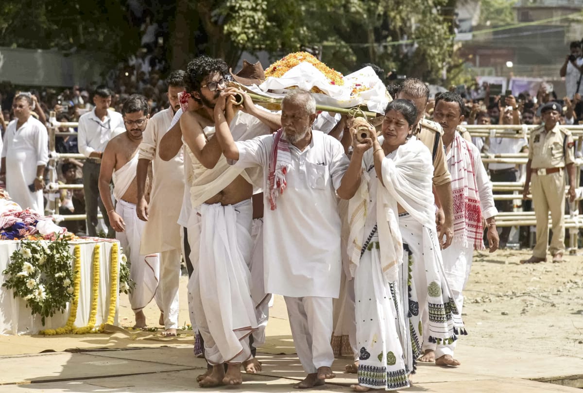 Assam: Singer Zubeen Garg's last rites performed with full state honours