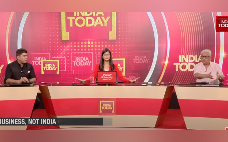 India Today anchors Rajdeep, Sawant clash over India-Pakistan boycott debate