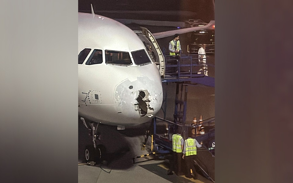 Srinagar-bound IndiGo flight caught in hailstorm; narrow escape, say passengers