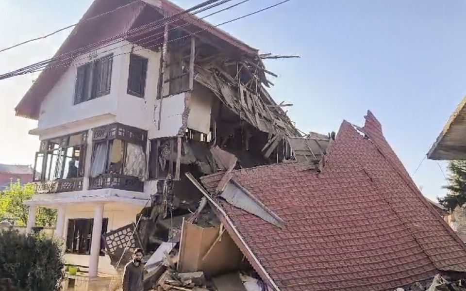 Houses of 3 more suspected terrorists razed in J-K; Political parties tell Centre to be cautious