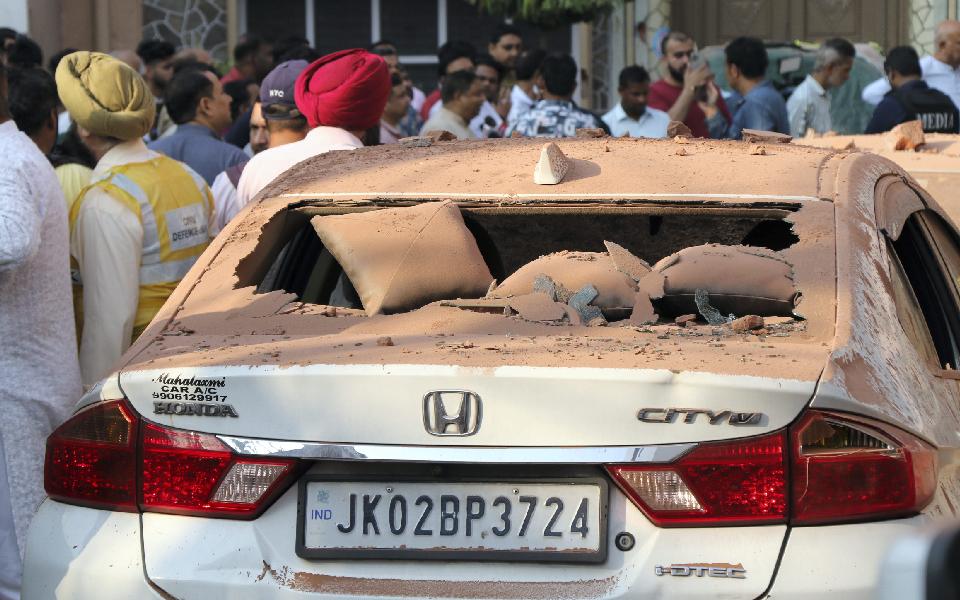 J-K CM Omar Abdullah visits residential area hit by large explosion in Jammu