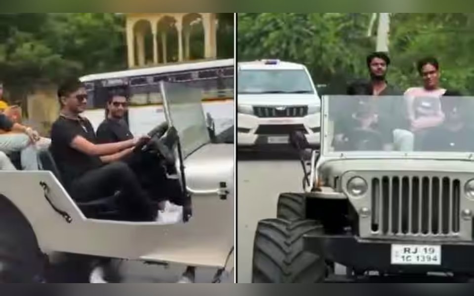 Rajasthan deputy CM's son seen with govt escort in reel, sparks online backlash