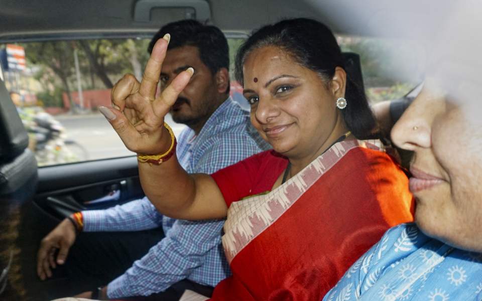 Excise 'scam': Delhi court sends BRS leader K Kavitha to ED custody till Mar 23