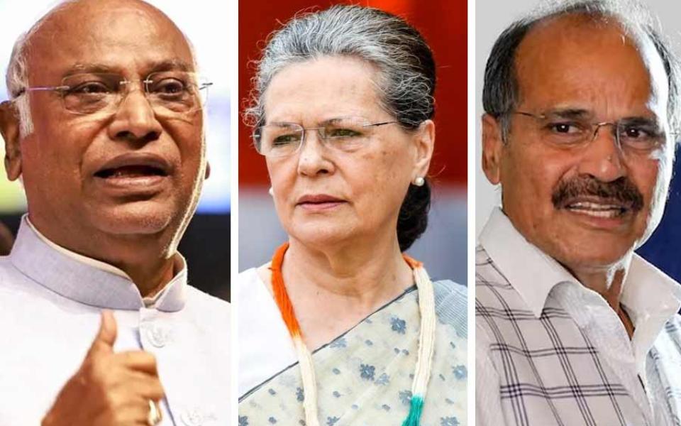 Cong chief Mallikarjun Kharge, Sonia Gandhi, Adhir Ranjan Chowdhury decline Ram Temple invitation