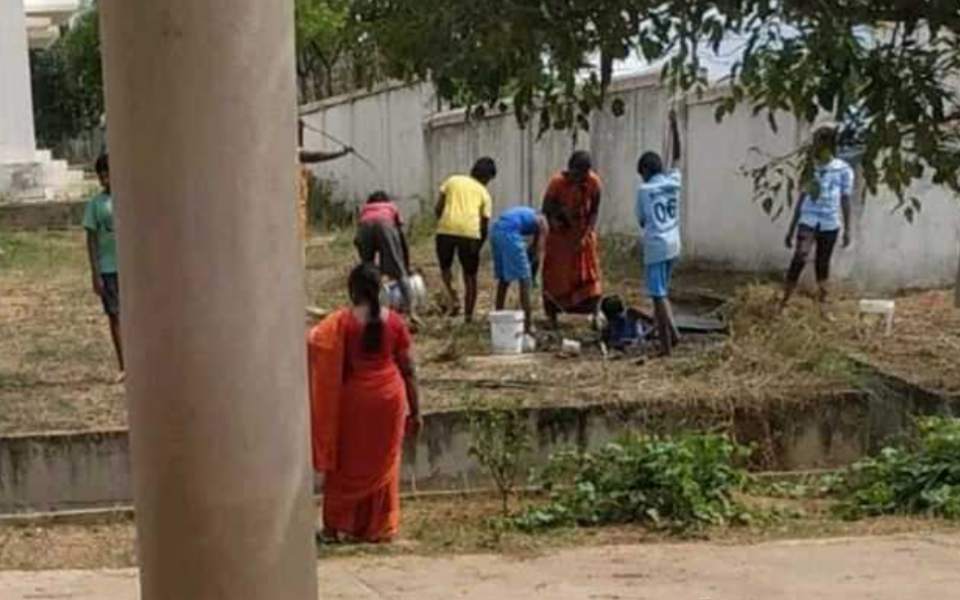 NCPCR asks K'taka police to probe incident where SC students forced to clean septic tank