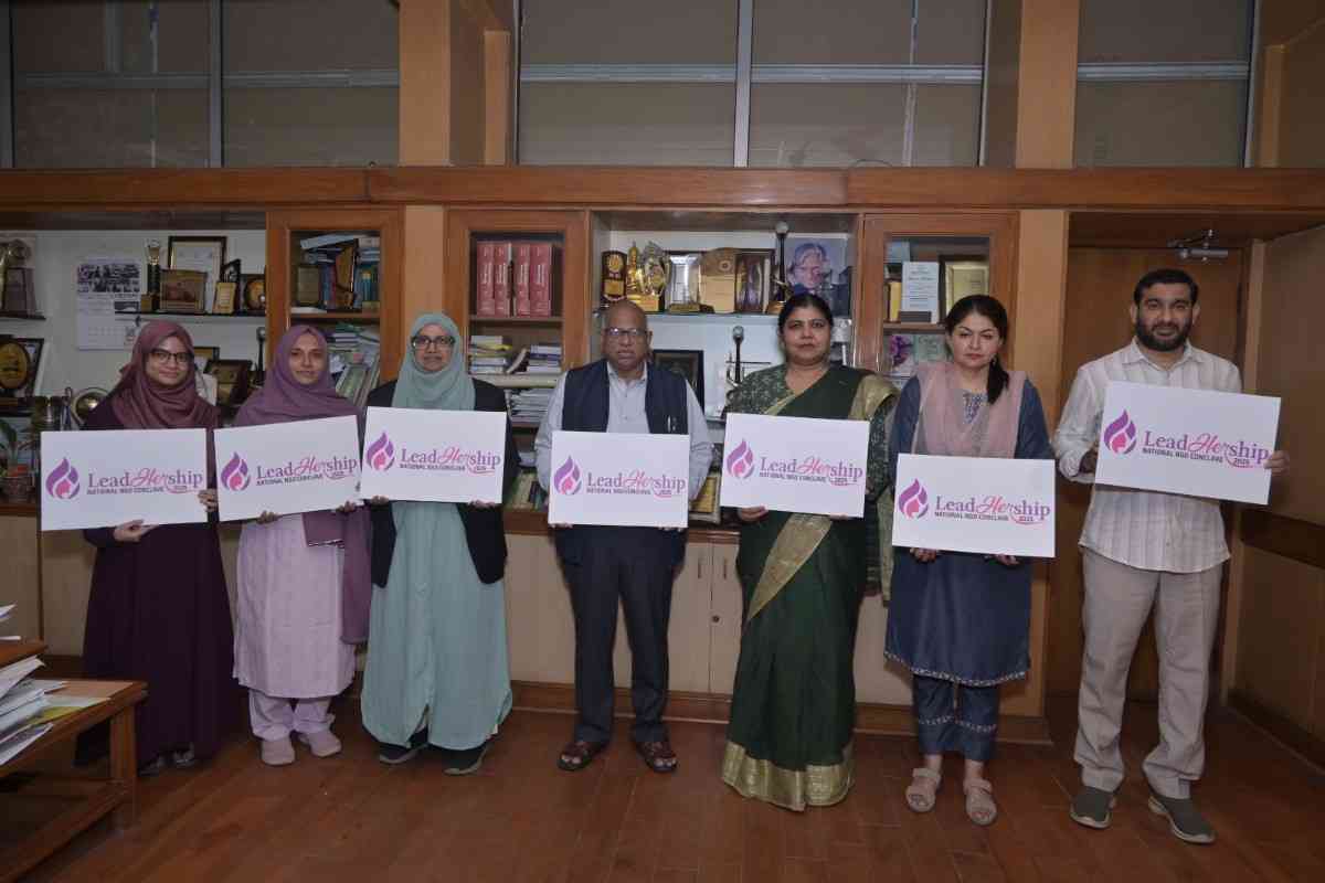 Logo for LeadHERship 2025 – National Women NGO Conclave unveiled