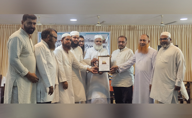 Prize distribution ceremony by Madrasa Association held at Unity Hall, Kallapu on January 24, 2024