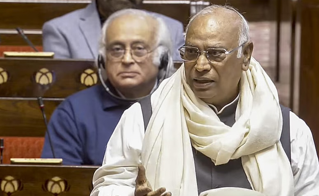 Kharge writes to Rajya Sabha chairman for discussion on India's energy security