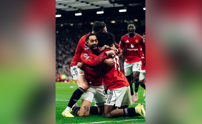 Man United stuns Man City 2-0 in Michael Carrick's first game in charge