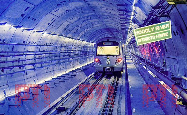 Commercial services of country's first underwater metro train commences