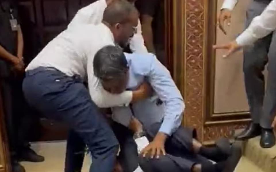 Clashes erupt in Maldives Parliament during crucial vote on President Muizzu's Cabinet