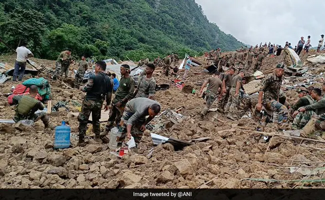 Manipur: Six killed, dozens missing as massive landslide blocks river's flow